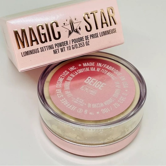NIB Jeffree Star Magic Star Luminous Setting Powder Beige Full Size 10g - Picture 1 of 3